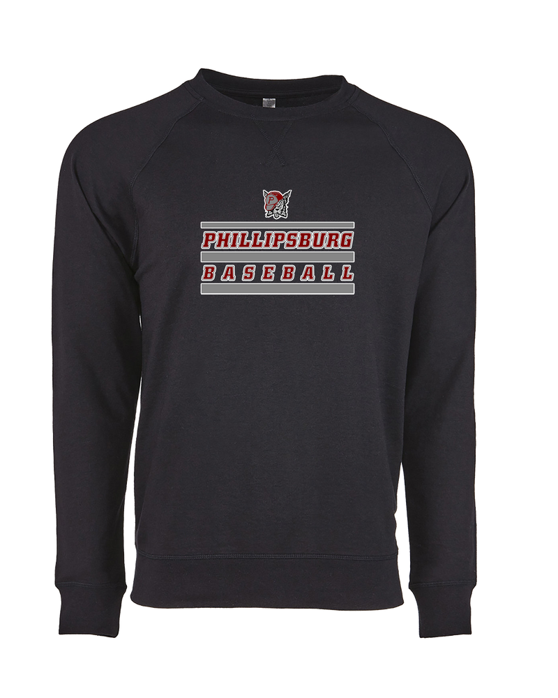 Phillipsburg HS Baseball Logo 2 - Crewneck Sweatshirt