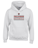 Phillipsburg HS Baseball Logo 2 - Cotton Hoodie
