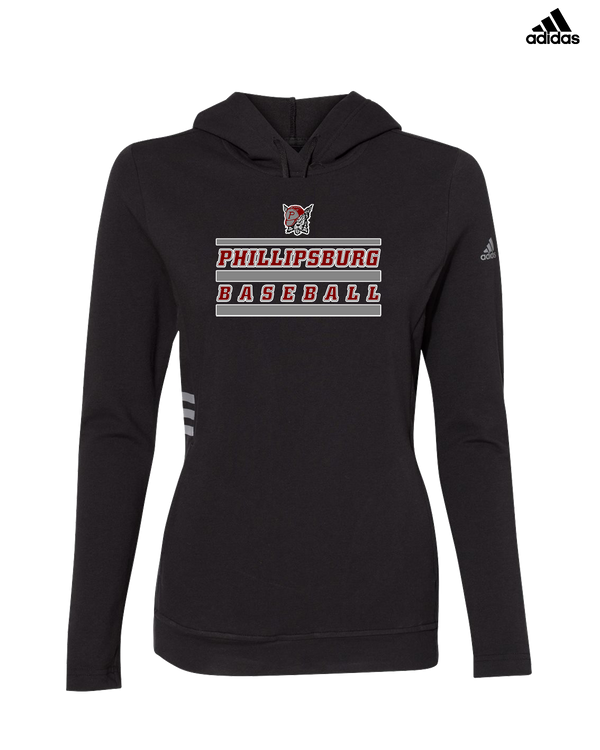 Phillipsburg HS Baseball Logo 2 - Adidas Women's Lightweight Hooded Sweatshirt