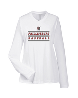 Phillipsburg HS Baseball Logo 2 - Womens Performance Long Sleeve