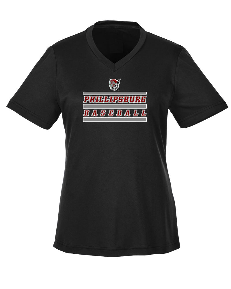 Phillipsburg HS Baseball Logo 2 - Womens Performance Shirt