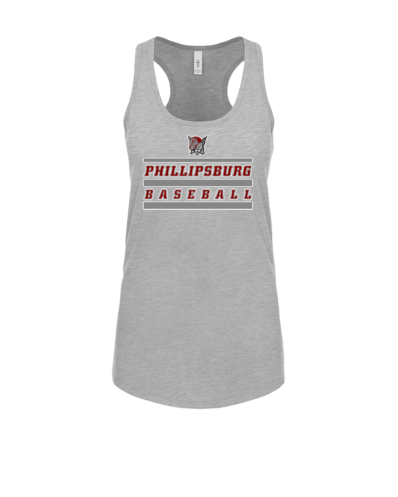Phillipsburg HS Baseball Logo 2 - Womens Tank Top