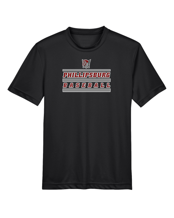 Phillipsburg HS Baseball Logo 2 - Youth Performance T-Shirt