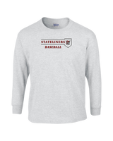 Phillipsburg HS Baseball Logo 4 - Mens Basic Cotton Long Sleeve