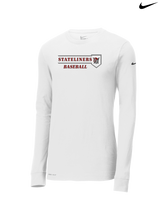 Phillipsburg HS Baseball Logo 4 - Nike Dri-Fit Poly Long Sleeve