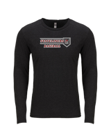 Phillipsburg HS Baseball Logo 4 - Tri Blend Long Sleeve