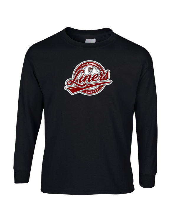 Phillipsburg HS Baseball Logo 7 - Mens Basic Cotton Long Sleeve