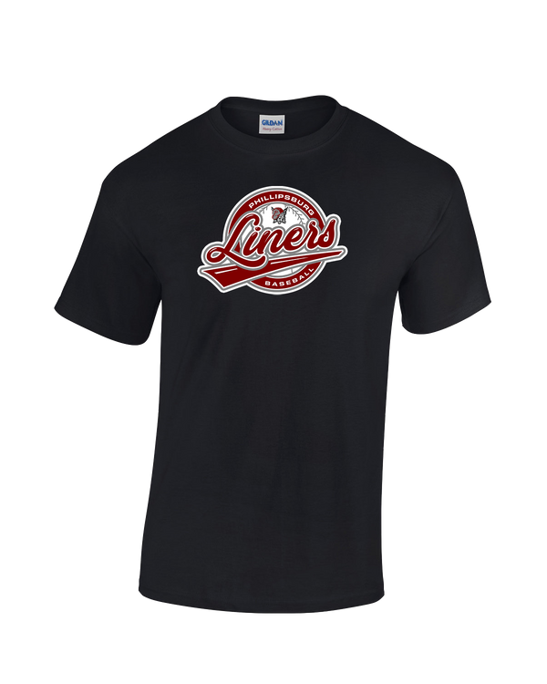 Phillipsburg HS Baseball Logo 7 - Cotton T-Shirt