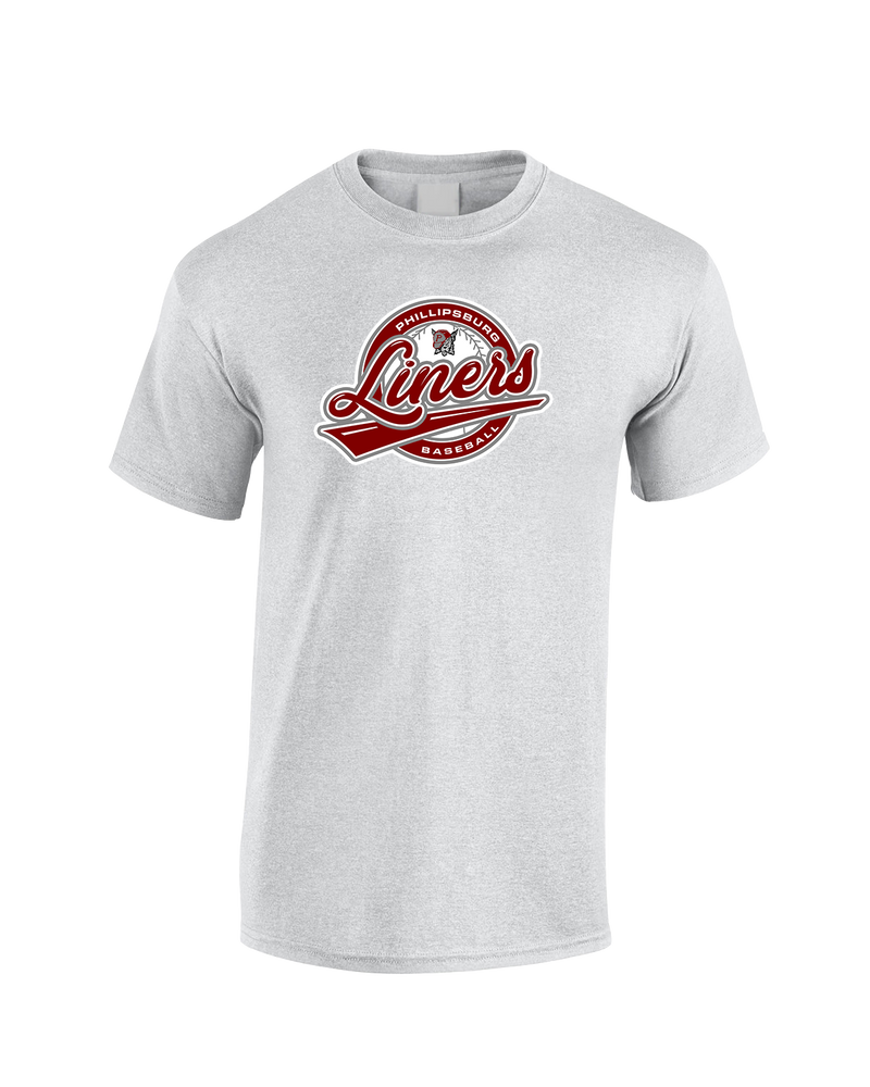 Phillipsburg HS Baseball Logo 7 - Cotton T-Shirt
