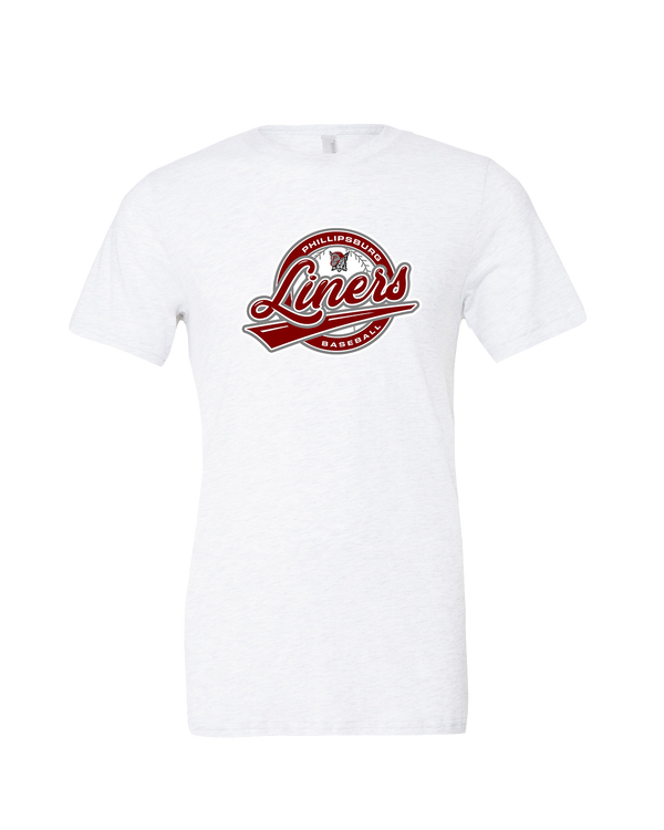 Phillipsburg HS Baseball Logo 7 - Mens Tri Blend Shirt