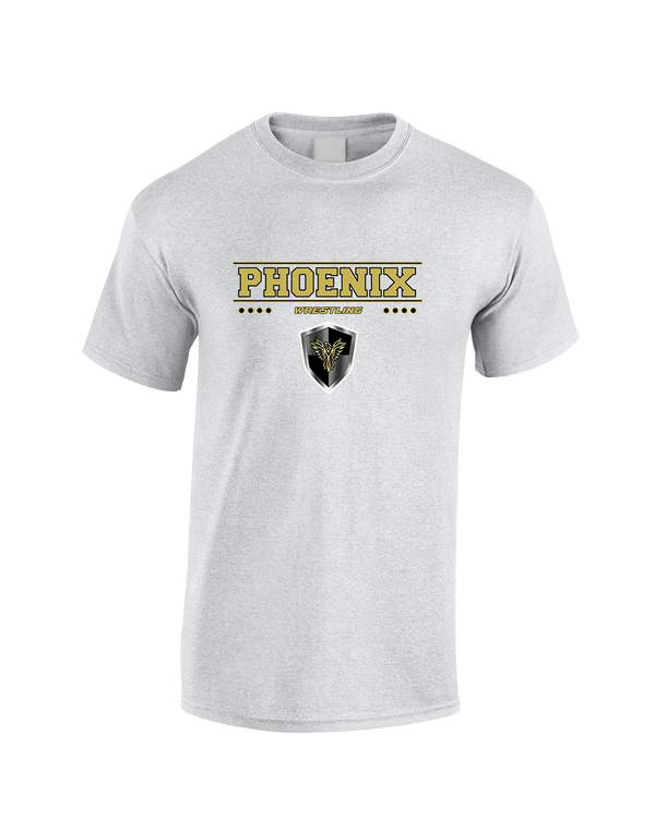 Phoenix Wrestling Club Girls Wrestling Border - Cotton T-Shirt