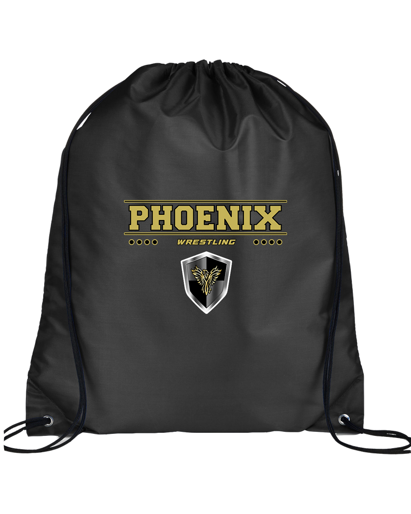 Phoenix Wrestling Club Girls Wrestling Border - Drawstring Bag