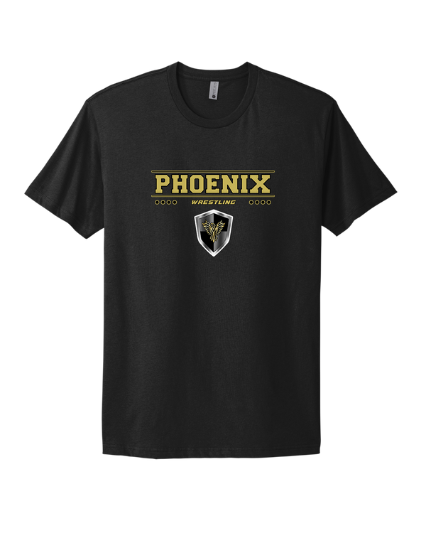 Phoenix Wrestling Club Girls Wrestling Border - Select Cotton T-Shirt
