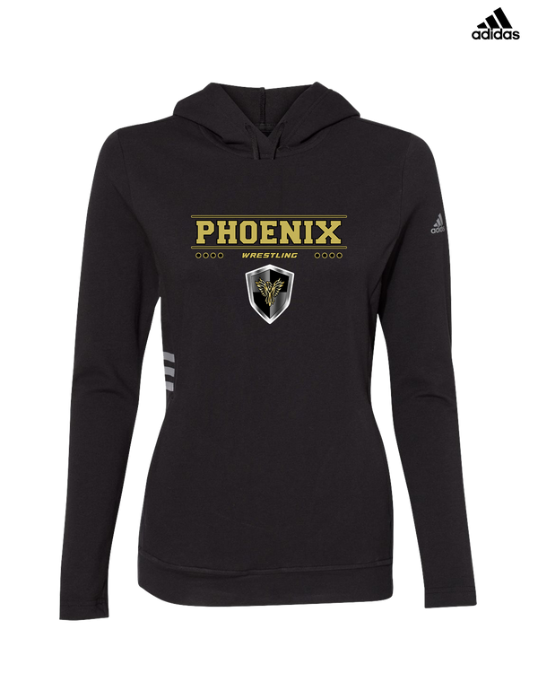 Phoenix Wrestling Club Girls Wrestling Border - Adidas Women's Lightweight Hooded Sweatshirt
