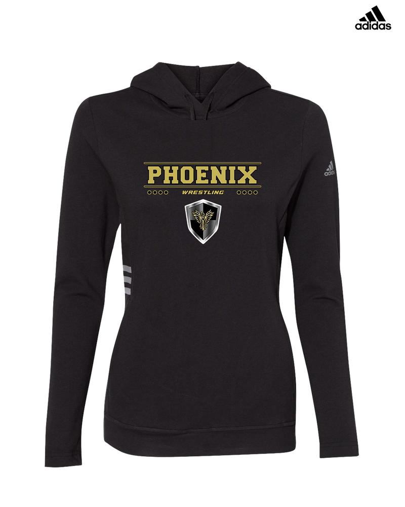 Phoenix Wrestling Club Girls Wrestling Border - Adidas Women's Lightweight Hooded Sweatshirt