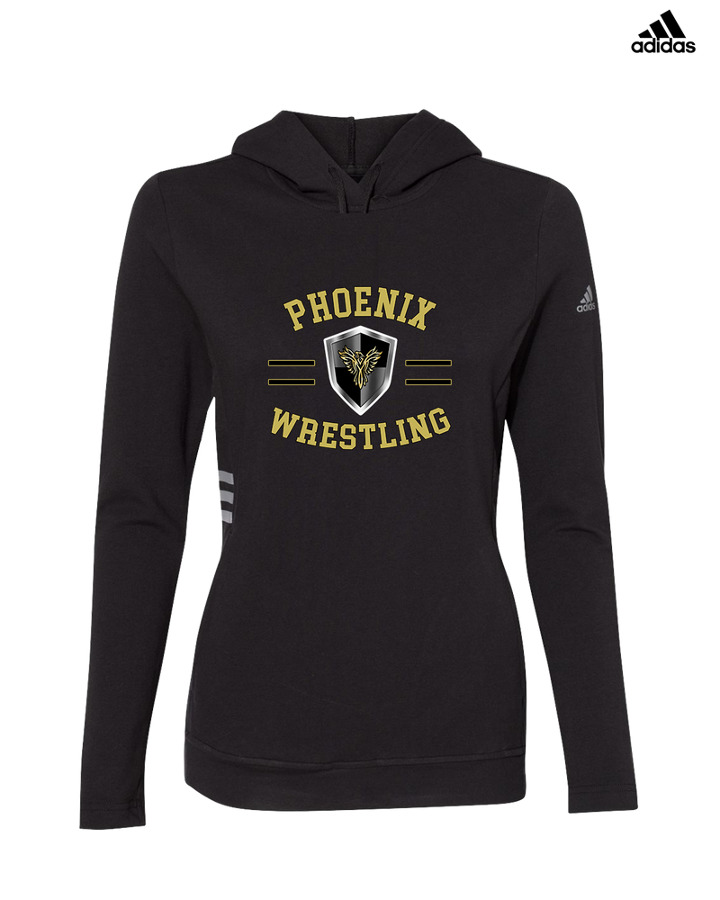 Phoenix Wrestling Club Girls Wrestling Curve - Adidas Women's Lightweight Hooded Sweatshirt