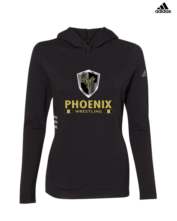 Phoenix Wrestling Club Girls Wrestling Stacked - Adidas Women's Lightweight Hooded Sweatshirt