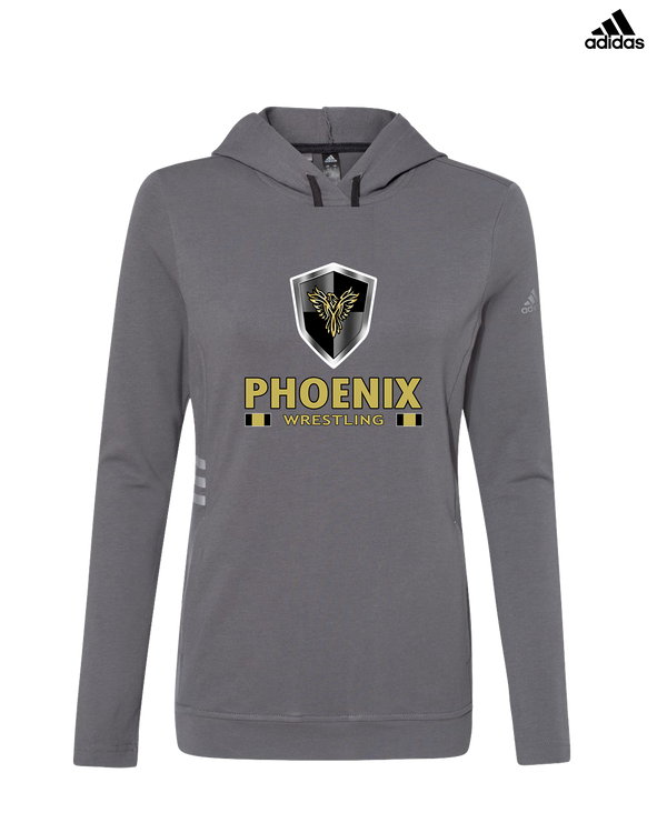 Phoenix Wrestling Club Girls Wrestling Stacked - Adidas Women's Lightweight Hooded Sweatshirt