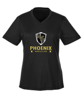 Phoenix Wrestling Club Girls Wrestling Stacked - Womens Performance Shirt