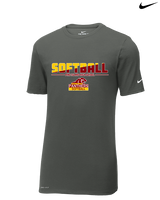 Pine Island HS Softball Cut - Mens Nike Cotton Poly Tee