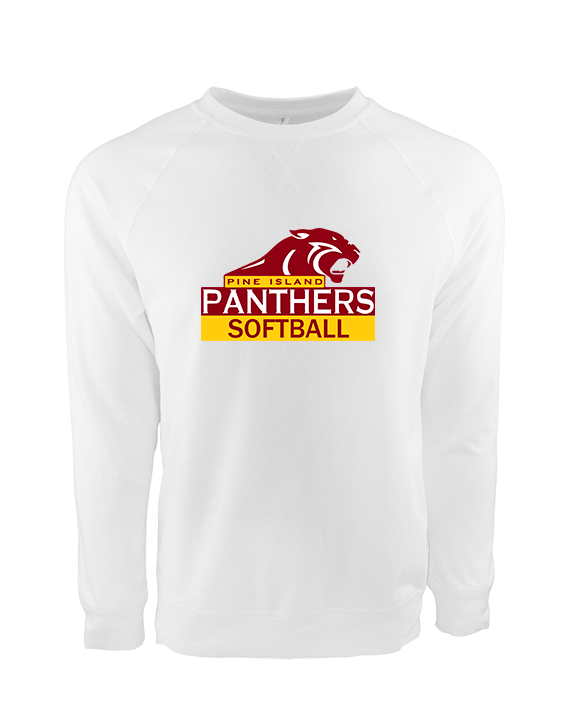 Pine Island HS Softball Logo - Crewneck Sweatshirt