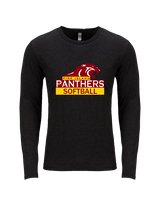 Pine Island HS Softball Logo - Tri - Blend Long Sleeve