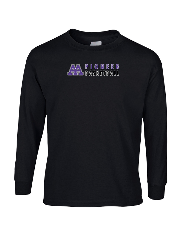 Pioneer HS Girls Basketball Basic - Mens Basic Cotton Long Sleeve