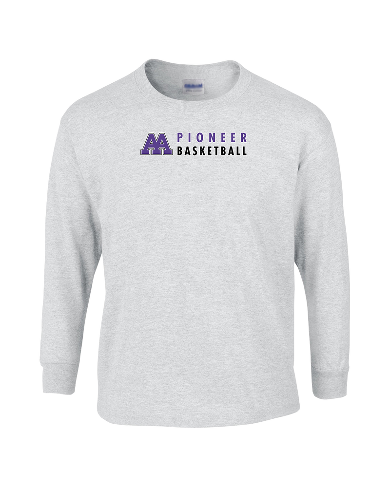 Pioneer HS Girls Basketball Basic - Mens Basic Cotton Long Sleeve