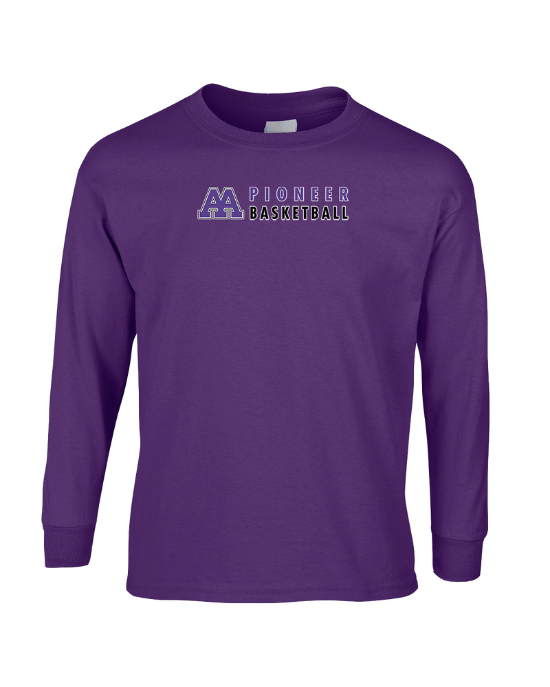 Pioneer HS Girls Basketball Basic - Mens Basic Cotton Long Sleeve