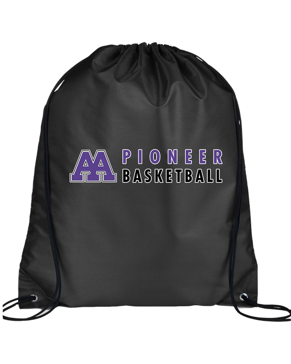 Pioneer HS Girls Basketball Basic - Drawstring Bag