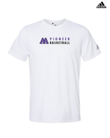 Pioneer HS Girls Basketball Basic - Adidas Men's Performance Shirt
