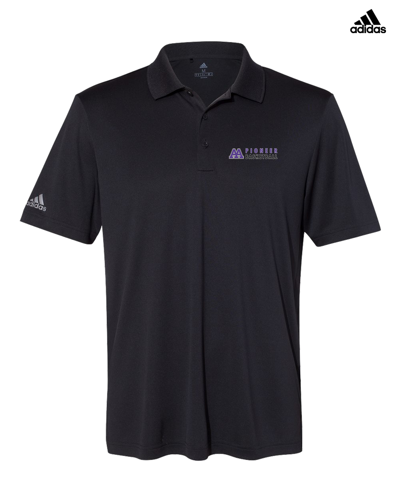 Pioneer HS Girls Basketball Basic - Adidas Men's Performance Polo