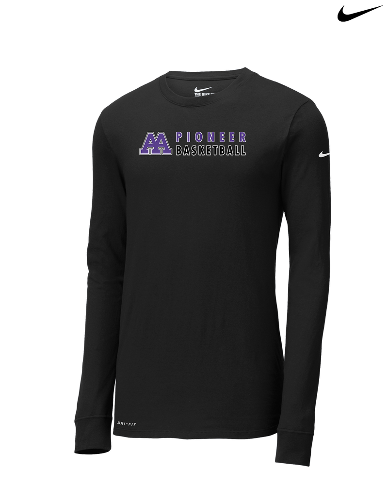 Pioneer HS Girls Basketball Basic - Nike Dri-Fit Poly Long Sleeve
