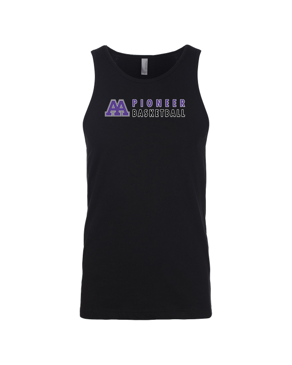 Pioneer HS Girls Basketball Basic - Mens Tank Top