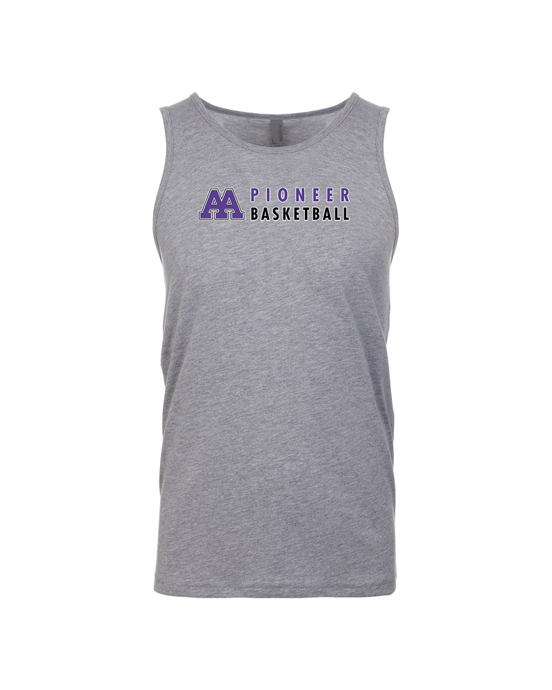 Pioneer HS Girls Basketball Basic - Mens Tank Top