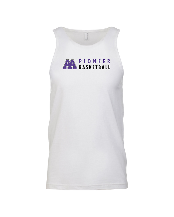 Pioneer HS Girls Basketball Basic - Mens Tank Top