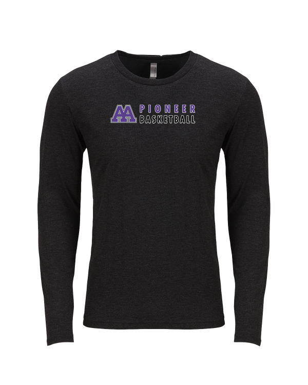 Pioneer HS Girls Basketball Basic - Tri Blend Long Sleeve