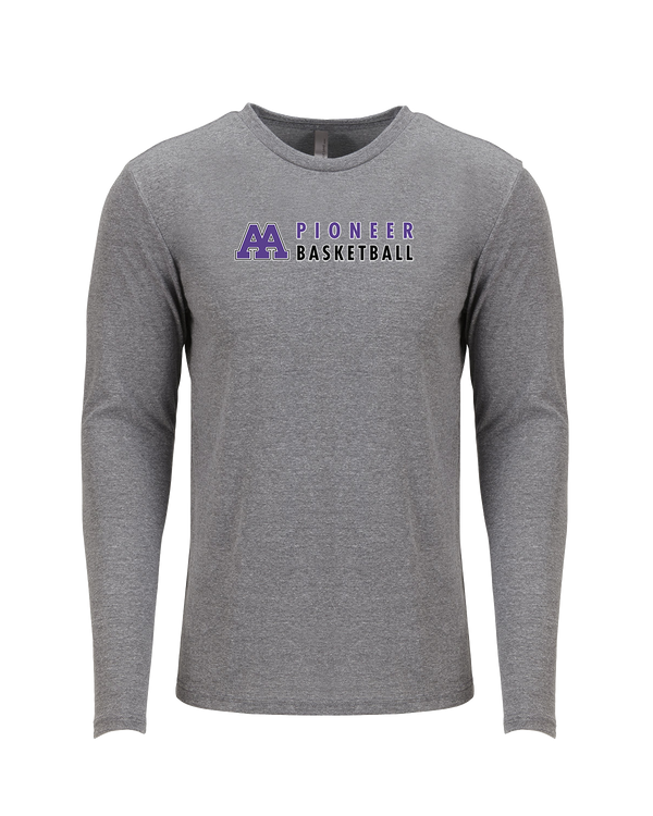 Pioneer HS Girls Basketball Basic - Tri Blend Long Sleeve