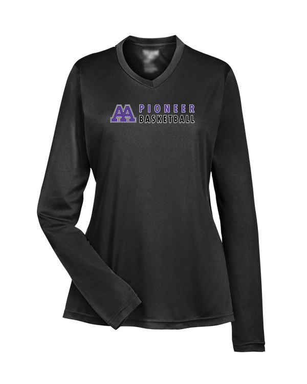 Pioneer HS Girls Basketball Basic - Womens Performance Long Sleeve