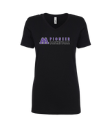 Pioneer HS Girls Basketball Basic - Womens V-Neck