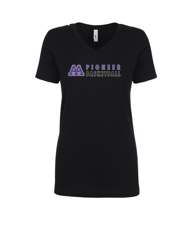Pioneer HS Girls Basketball Basic - Womens V-Neck