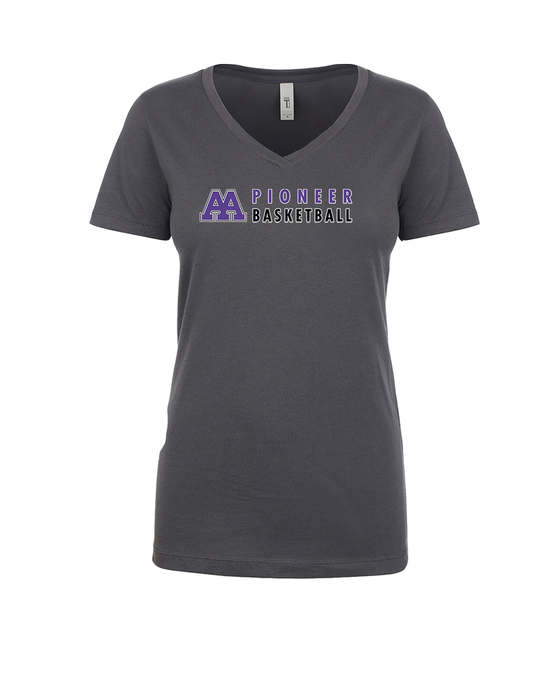 Pioneer HS Girls Basketball Basic - Womens V-Neck