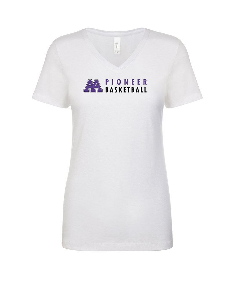 Pioneer HS Girls Basketball Basic - Womens V-Neck