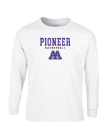 Pioneer HS Girls Basketball Block - Mens Basic Cotton Long Sleeve