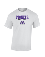 Pioneer HS Girls Basketball Block - Cotton T-Shirt