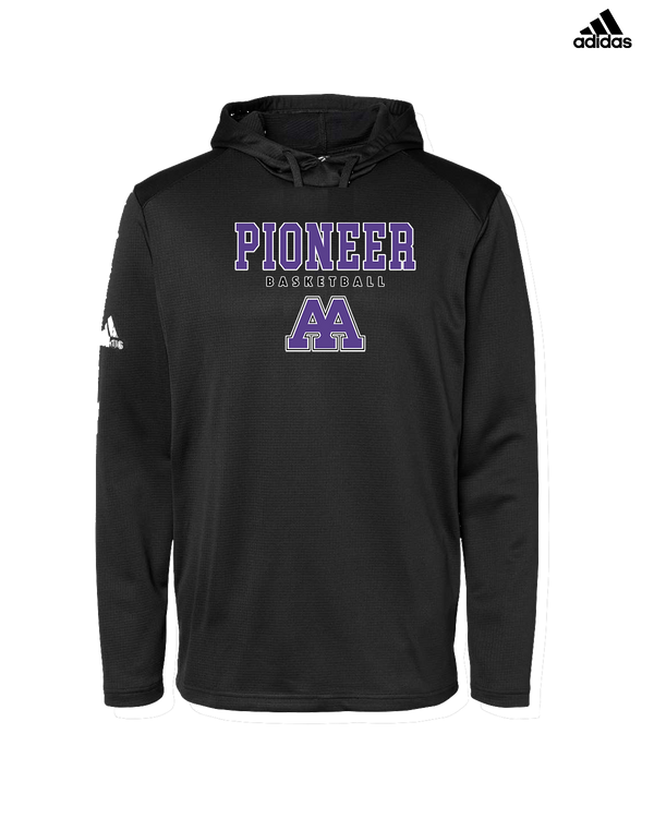 Pioneer HS Girls Basketball Block - Adidas Men's Hooded Sweatshirt