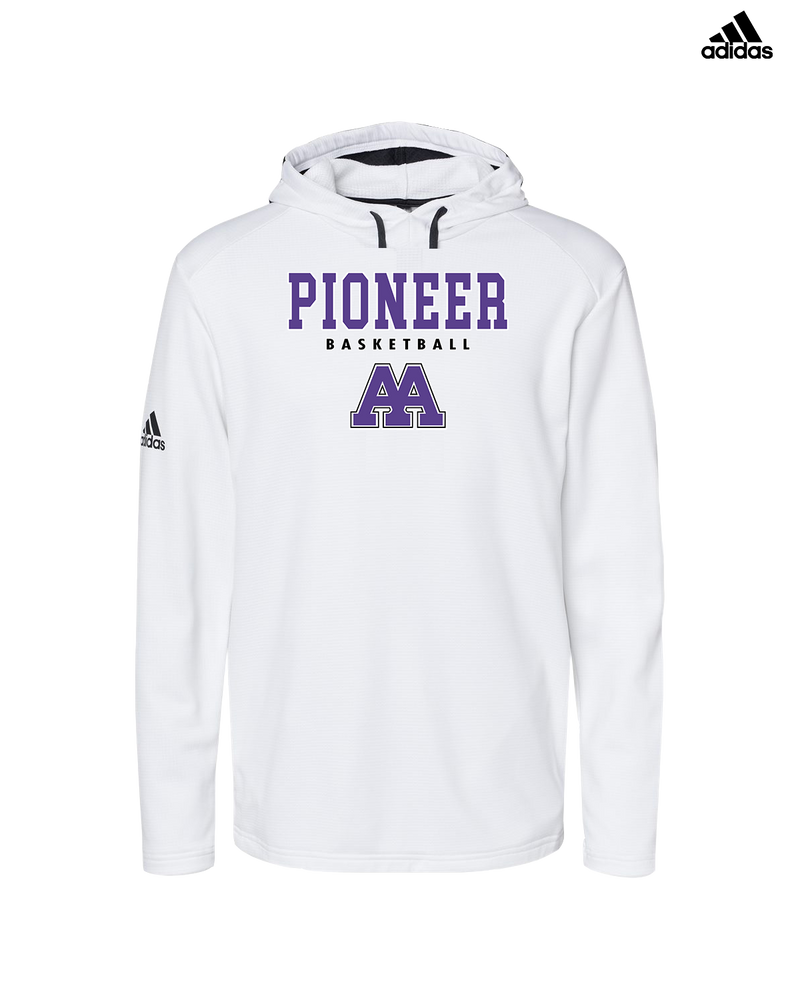 Pioneer HS Girls Basketball Block - Adidas Men's Hooded Sweatshirt