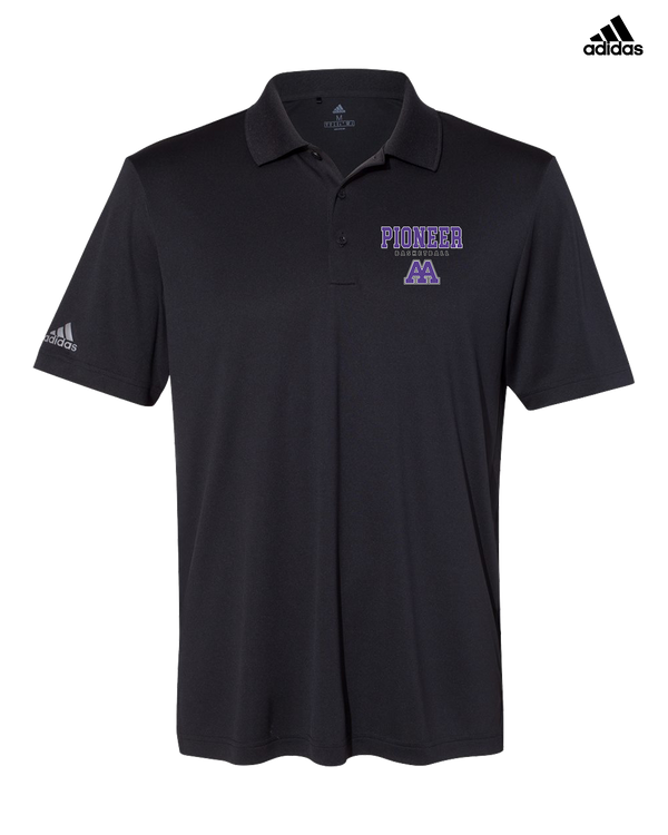 Pioneer HS Girls Basketball Block - Adidas Men's Performance Polo