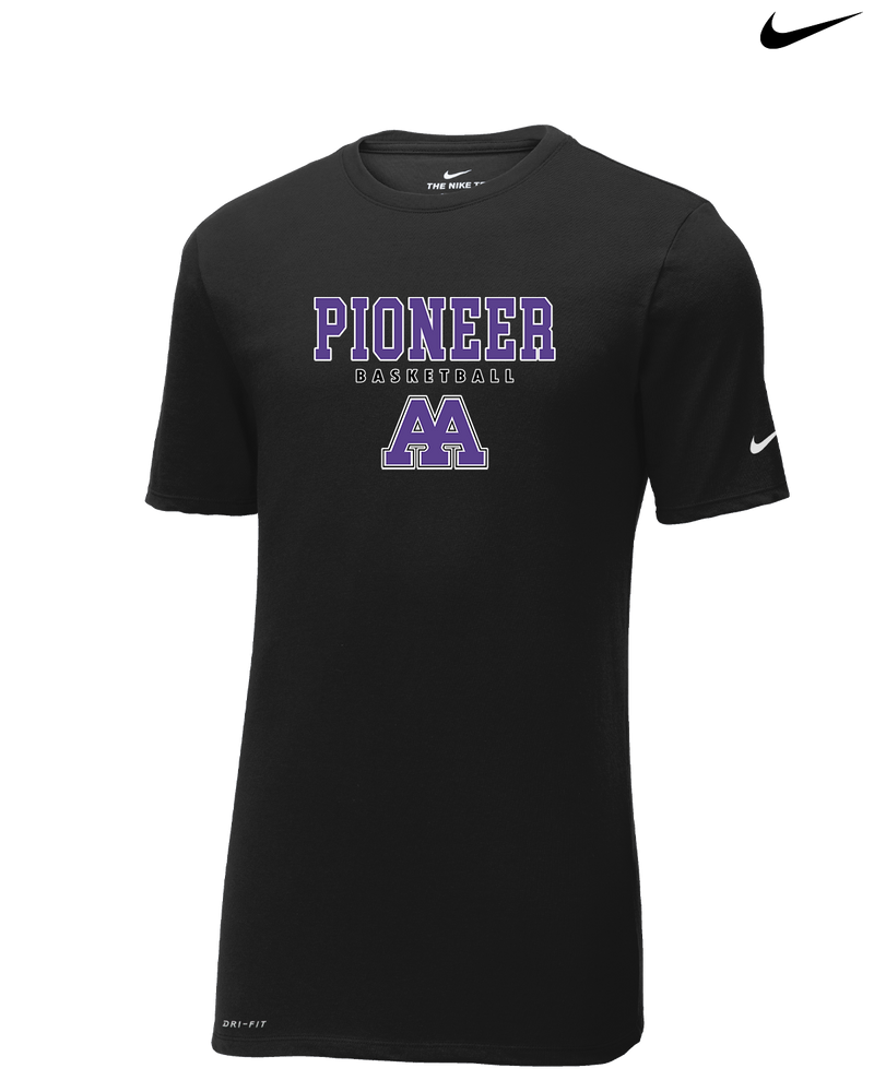 Pioneer HS Girls Basketball Block - Nike Cotton Poly Dri-Fit