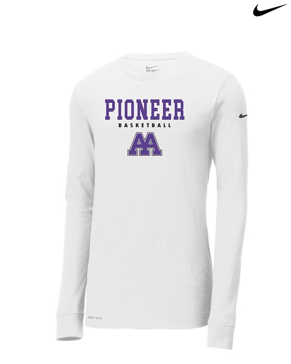 Pioneer HS Girls Basketball Block - Nike Dri-Fit Poly Long Sleeve